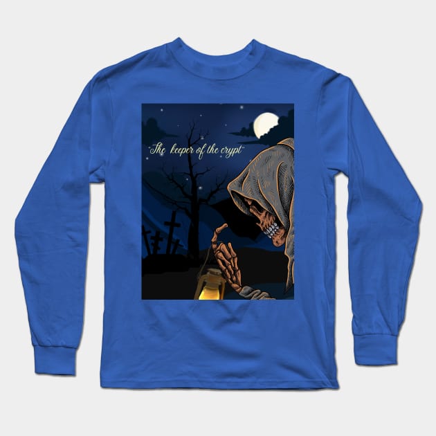 Keeper of the crypt Long Sleeve T-Shirt by Benjamin Customs